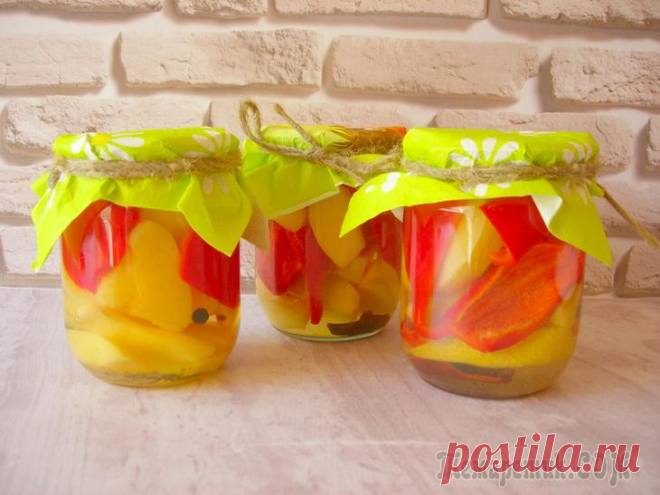 Сладкая парочка в одной банке! Закуска к мясу и не только! Добрый день! Как только не готовим мы болгарский перец на зиму. У каждой хозяйки десятки рецептов, но я уверена, что таким образом мало кто готовит перец и напрасно. Таким образом, получается яркая за...