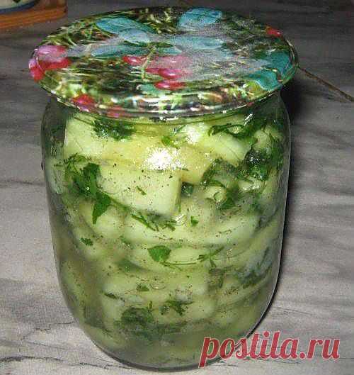 Кабачки как "грузди" (Заготовки на зиму)
