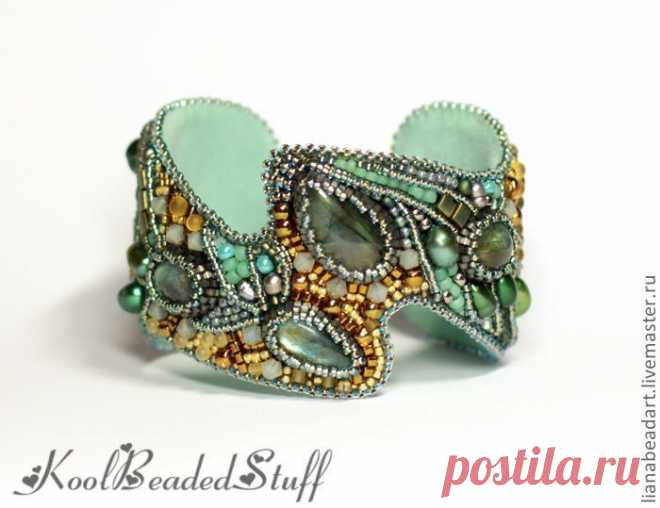 (24) Comprar pendientes con labradorita - aqua, abalorios pulsera, de gamuza, Swarovski, Swarovski, pulsera, perlas