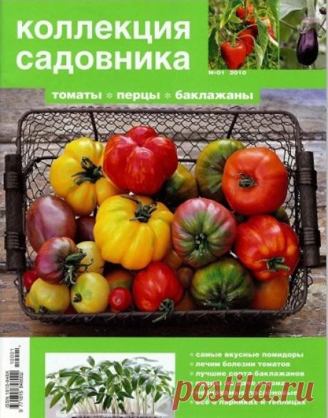 Коллекция садовника. ТОМАТЫ, ПЕРЦЫ, БАКЛАЖАНЫ.
Журнал скачать.