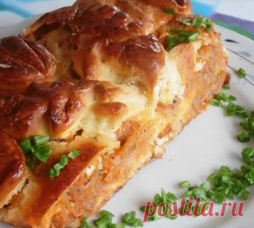 Кулебяка с капустой