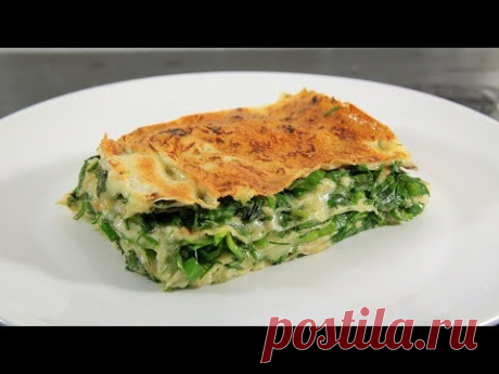 Запеканка из Лаваша с Зеленью