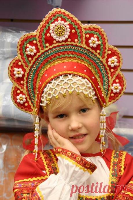 International Toys | Кокошник "Елена" детский | - Kids World On-Line - Russian toys best price to buy