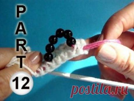 Начинаем вязать – Видео уроки вязания » Простая кайма крючком для начинающих – Урок вязания №373