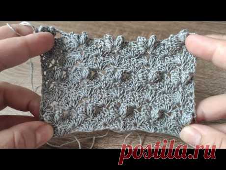 Красивый  3Д  Узор  поворотными рядами в двух вариантах //Узор в копилку