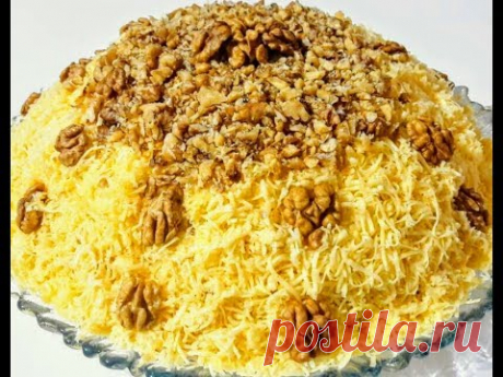 Праздничный Салат с Курицей и Ананасами Супер Вкусный Мясной Слоеный Салат на Праздничный Стол