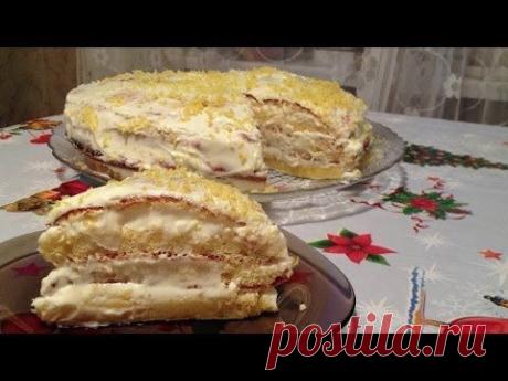 Лимонник (лимонный торт из настоящих лимонов) очень нежный и сочный