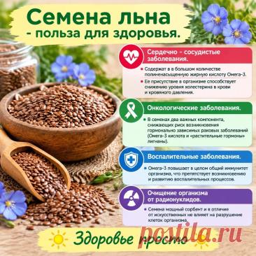 Семена льна польза