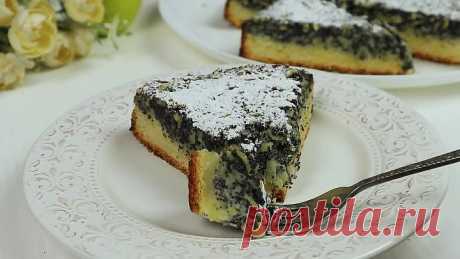 Маково-Яблочный Пирог/Оригинальный, вкусный, простой