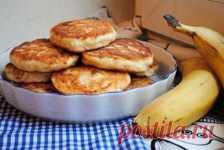 Сырники с бананом (без сахара)