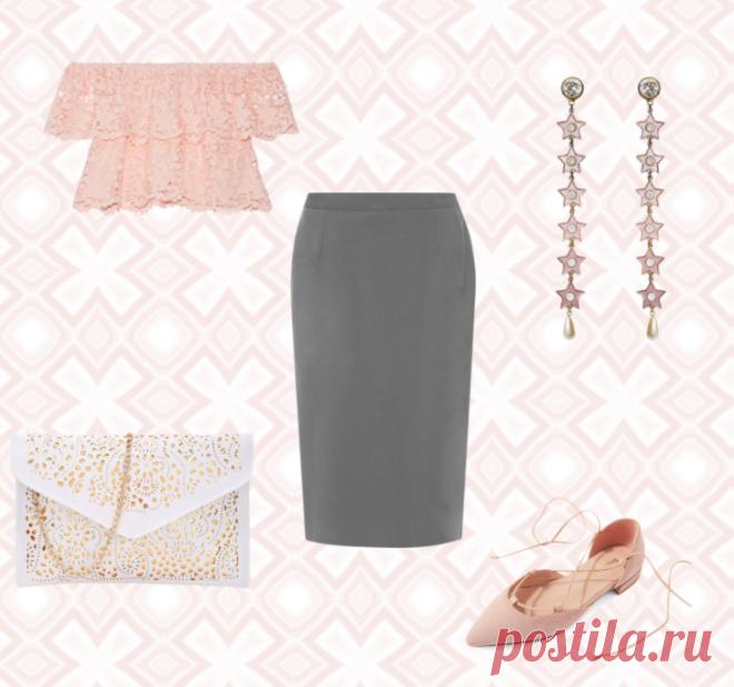 6 способов носить серую юбку с шиком — BurdaStyle.ru