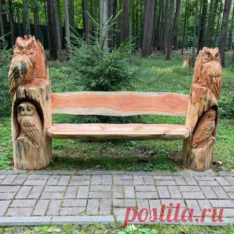 Необычные лавочки из дерева | Столярный совет