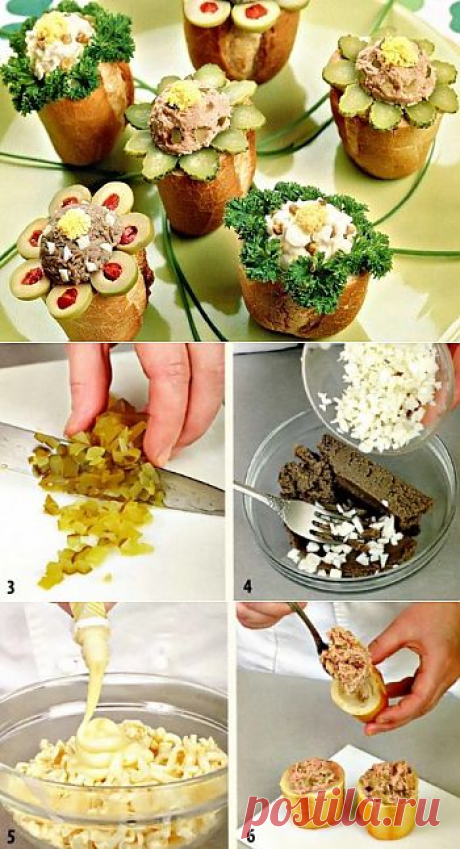 Закуска праздничная из хот-догов..