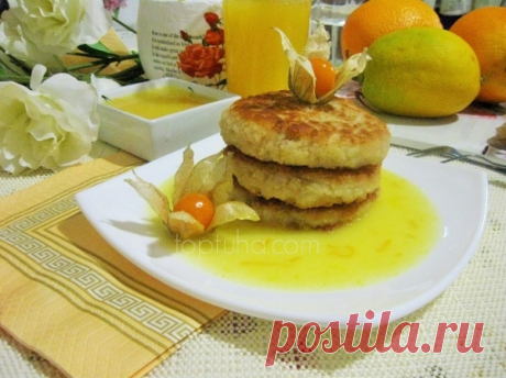 Рисовые биточки с апельсиновым соусом