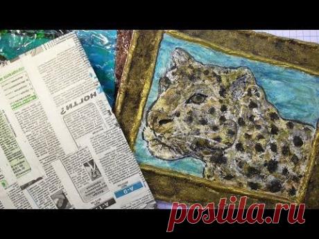 Как сделать основу для картины. Мастер-класс - YouTube