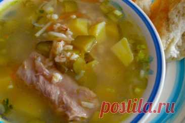 Суп рассольник — Домашняя кулинария