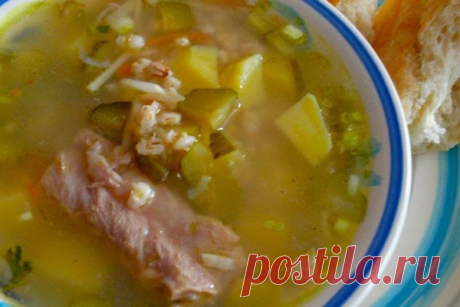 Суп рассольник — Домашняя кулинария