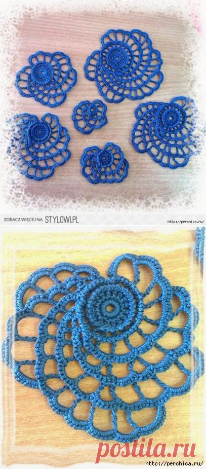 Розы сеточкой ирландского кружева