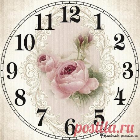 Циферблаты часов. 50 шаблонов для распечатки