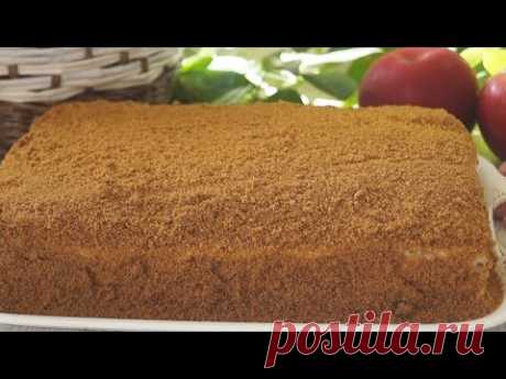 Торт "Медовик"  Без раскатки коржей! Нежный, Ароматный, Очень вкусный!