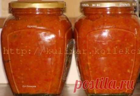 Острая аджика с яблоками | Кулинария своими руками