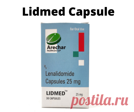 Lidmed is a cancer-fighting medicine available as capsules of strengths 10mg and 25mg. This medicine comprises lenalidomide as its active salt. It is used in the treatment of people diagnosed with myelodysplastic syndromes. It is also effective in managing multiple myeloma. Get 30% off on lenalidomide 10 mg price in Pakistan. Buy now!