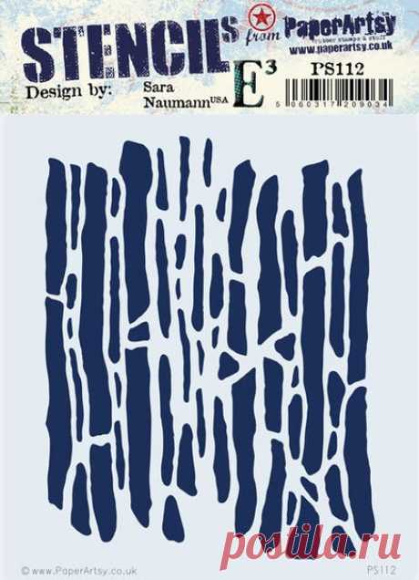 PaperArtsy - Stencil - Sara Naumann PS112 PaperArtsy Stencils are 6.5" x 7" in size (16 x18cm)Use with paint, Grunge Paste, paint sprays, crayons, pastels, pens, chalks etc. Wonderful on papers, canvas, chipboard and much more. All our top quality stencils are designed to complement the stamps in the collection perfectly.