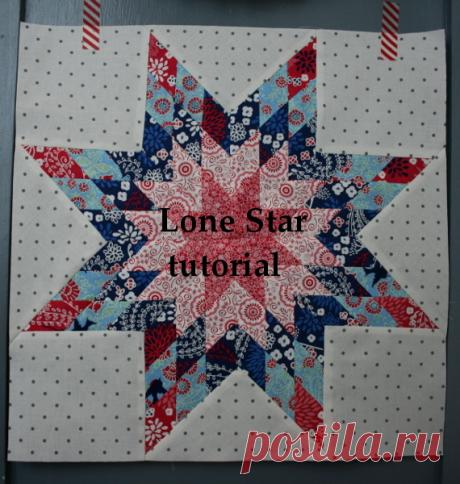 Lone Star Block tutorial - Hopeful Homemaker