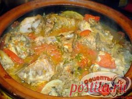 Вкусное мясо в горшочке
