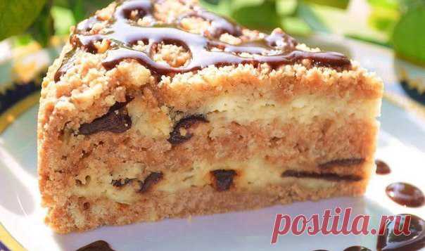 Пирог с черносливом и творогом без яиц пошаговый рецепт с фото