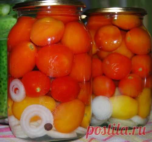 Помидоры маринованные.