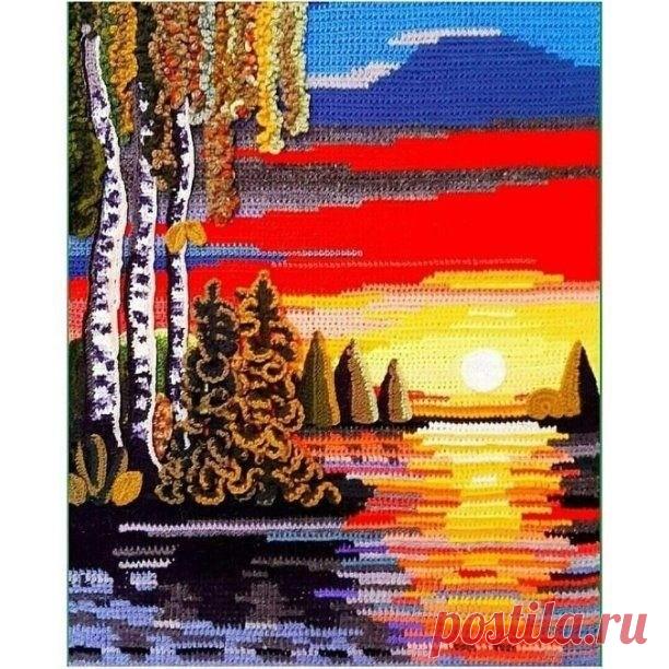 Вязаные картины