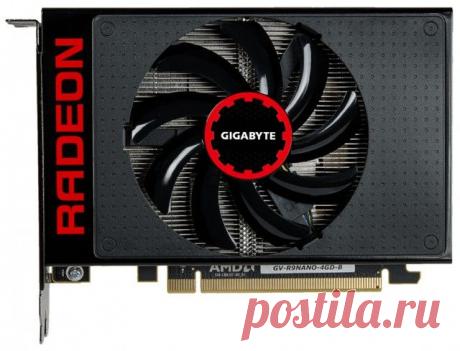 GECID.com: Компактная и производительная видеокарта GIGABYTE GV-R9NANO-4GD-B
