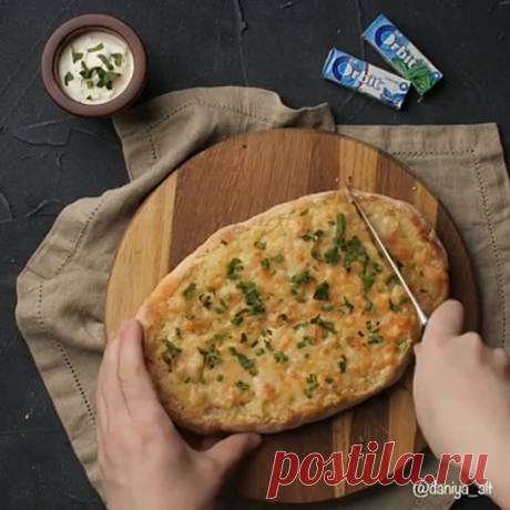 Чесночный хлеб   ( рецепт )