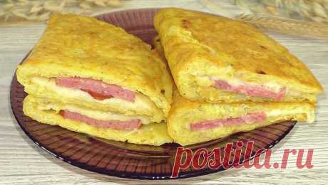 Вкусное блюдо из 2 яиц и 3 картошек. Меняя начинку, готовь хоть ежедневно