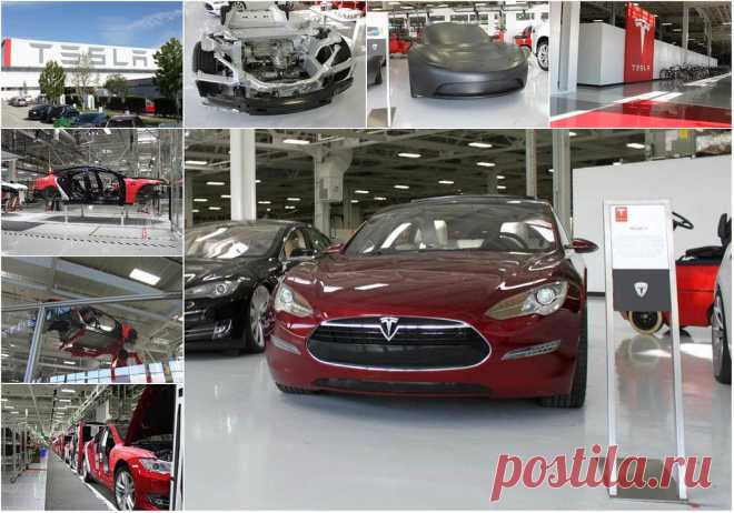 ФотоТелеграф; Как собирают автомобиль Tesla