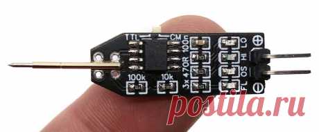 GitHub - wagiminator/ATtiny13-TinyProbe: Simple Logic Probe
TinyProbe is a very simple 5V logic probe for TTL and CMOS logic based on ATtiny13A. The probe can detect high (HI), low (LO), floating (FL) and oscillating (OS) signals and displays them via four LEDs  TinyProbe — это очень простой логический пробник 5 В для логики TTL и CMOS на базе ATtiny13A. Датчик может обнаруживать высокие (HI), низкие (LO), плавающие (FL) и колебательные (OS) сигналы и отображать их с помощью четырех светодиодов.