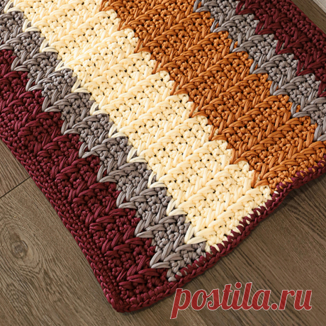 7 классных ковриков крючком. Схемы вязания | Вязание с Paradosik_Handmade | Дзен