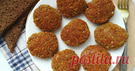 Котлеты из зеленой гречи и авокадо