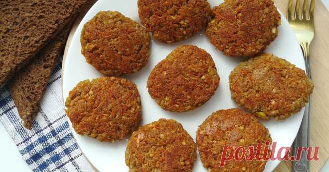 Котлеты из зеленой гречи и авокадо