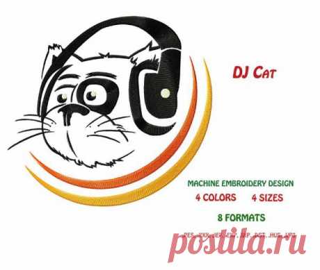 Кот DJ (Дизайн Машинной Вышивки)
Дизайн для машинной вышивки &quot;Кот DJ&quot;. 8 популярных форматов файлов. Подходит для вышивальных машин (Singer, Brother, Pfaff,Janome, Husqvarna, Melco)