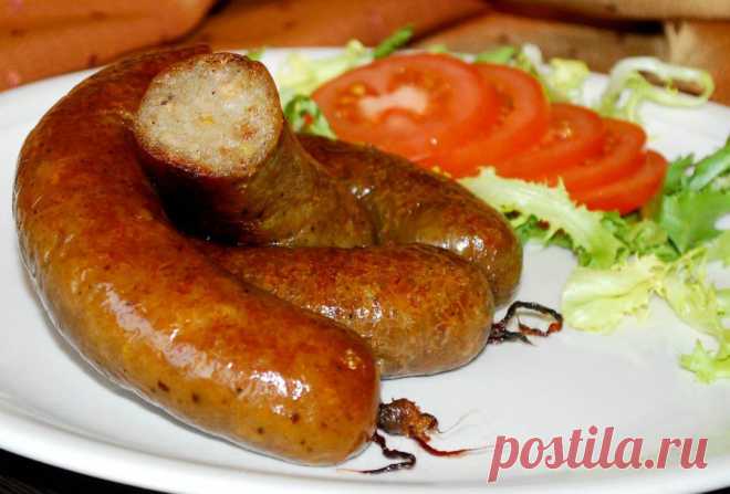 КОЛБАСА КАРТОФЕЛЬНАЯ СО ШКВАРКАМИ.