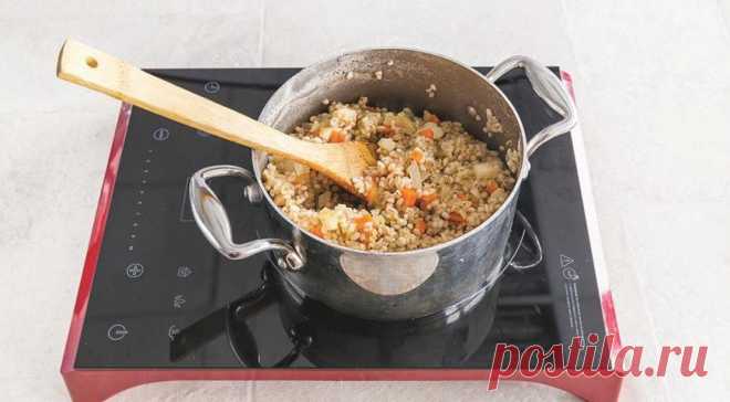Жареная перловка с овощами, пошаговый рецепт с фото