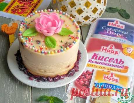 Печёная творожная пасха "Клюквенная" – кулинарный рецепт