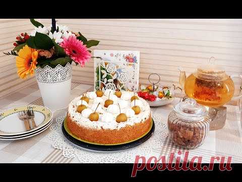 Пирог из ревеня и яблока!