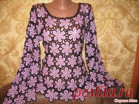 Туника крючком. (Видео-МК.) - Все в ажуре... (вязание крючком) - Страна Мам