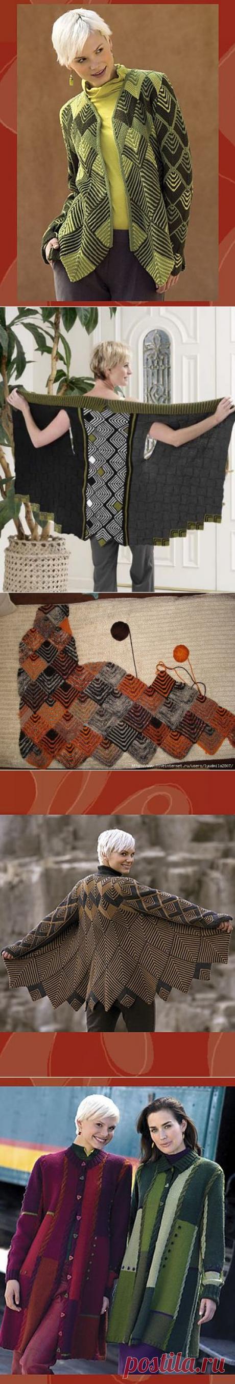 Вязаный печворк дизайнера Джейн Slicer-Смит — Рукоделие