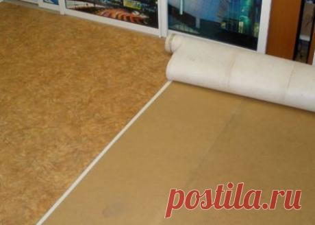 Делать ли шумоизоляцию пола в квартире под линолеум, способен ли линолеум к звукопоглощению, нужна под него подложка или нет, звукоизоляция под линолеум.