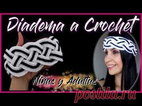 COMO TEJER UNA DIADEMA A CROCHET 🔴 Paso a Paso | BANDANA - VINCHA - BALACA | REF. # 01 |