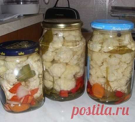 Маринованная цветная капуста
